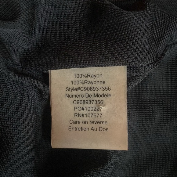 Alice and Olivia Satin Flutter Sleeve Dress XS - Picture 7 of 7